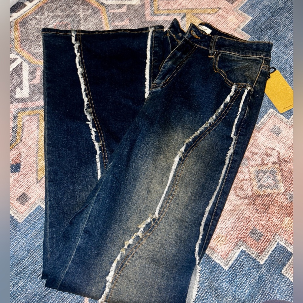 NWT Bellbottom Stretchy Machine Jeans